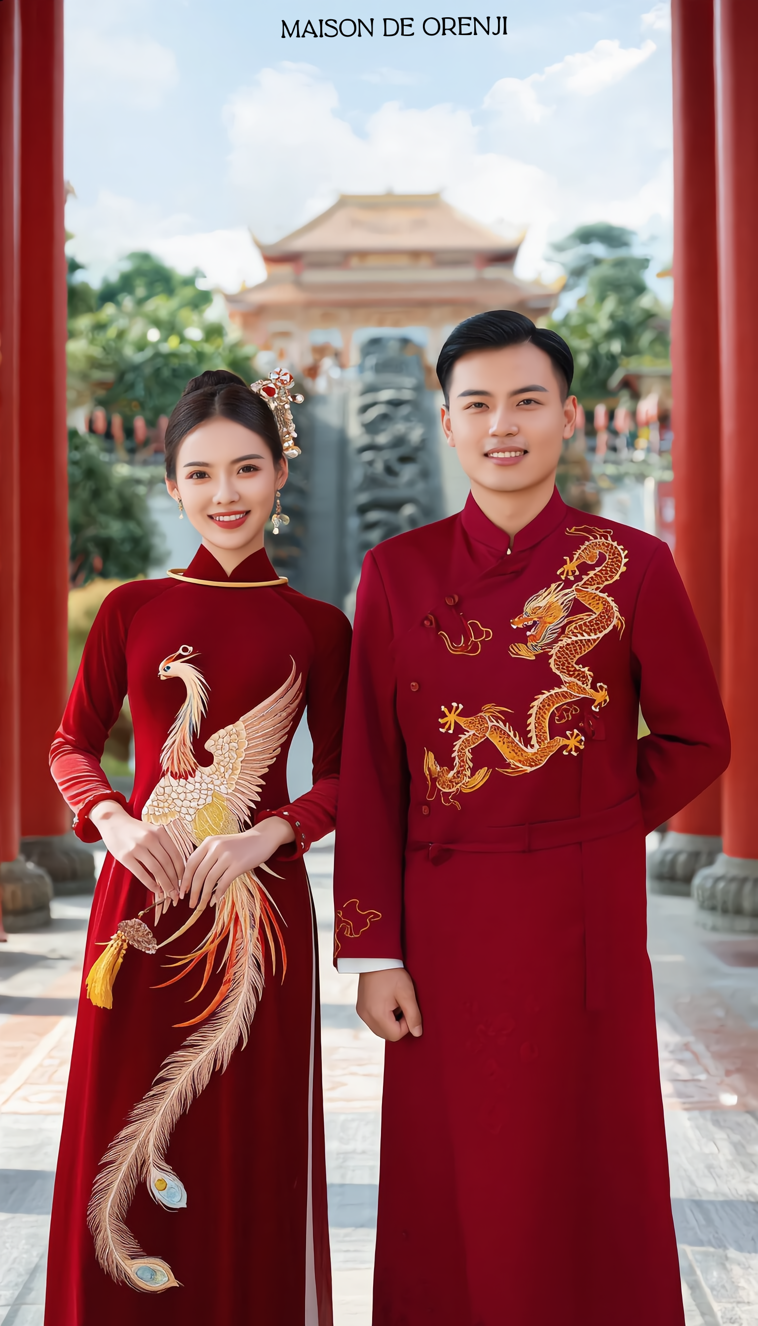 Áo dài cưới 06
