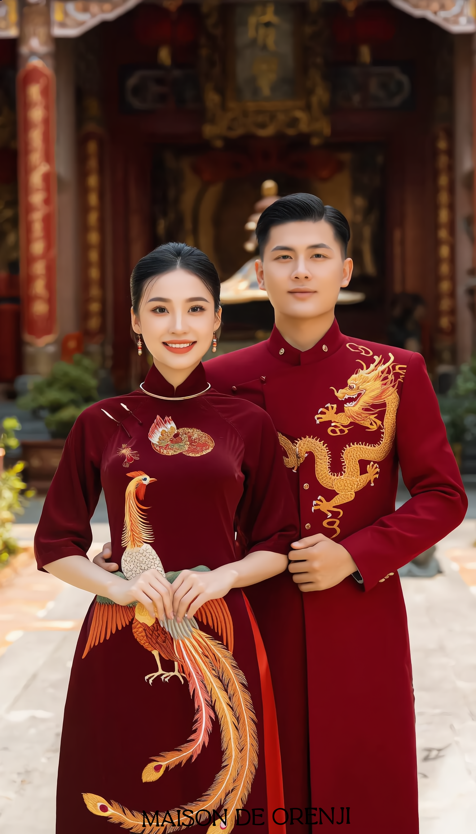 Áo dài cưới 07