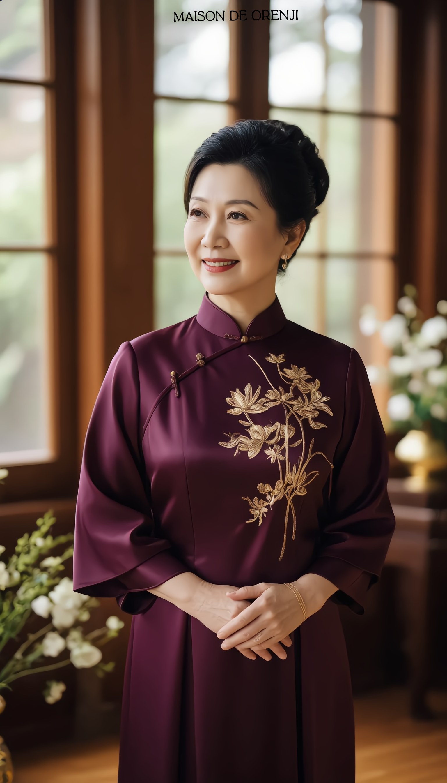 Áo dài bà sui 01