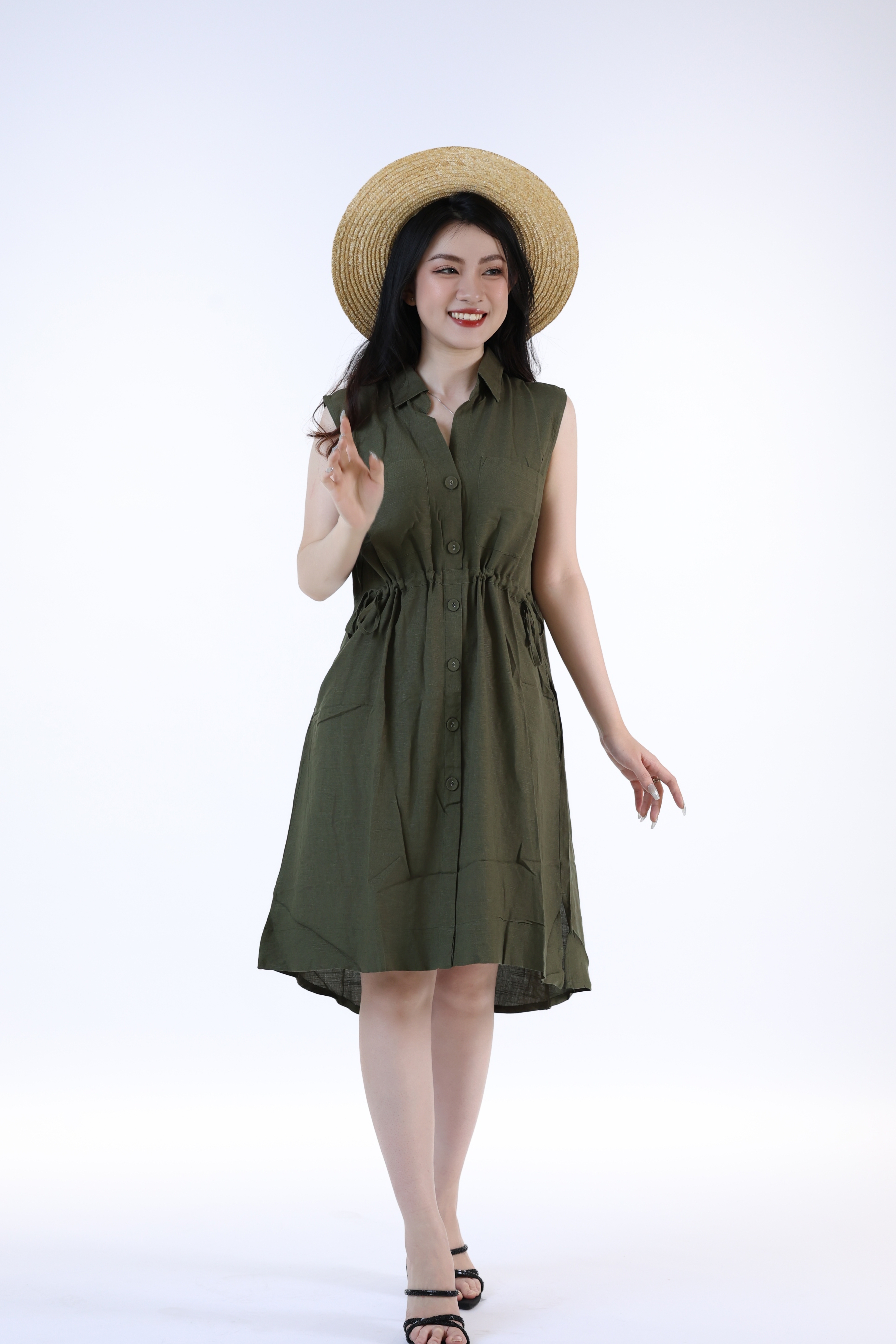 đầm sơ mi thời trang